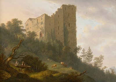 Omgivningen av Habsburg-ruinerna av Johann Caspar Rahn