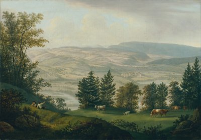 Omgivningen av Habsburg-ruinerna av Johann Caspar Rahn