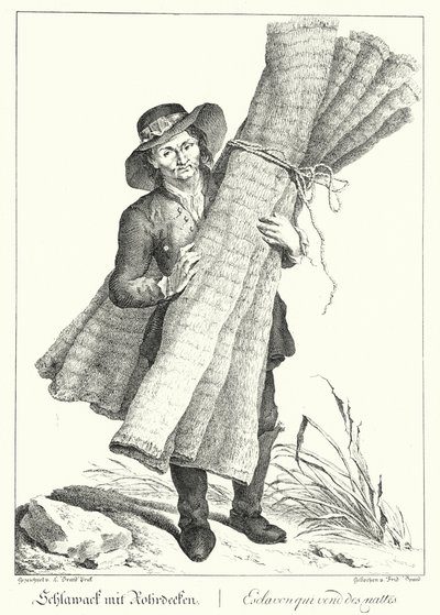 Matsäljare (gravyr) av Johann Christian (after) Brand