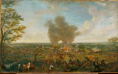 Slaget vid Hochkirch ... (målning på duk) av Johann Christian Brand