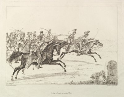 Österrikiska Lancers, tidigt 1800-tal. av Johann Christian Erhard