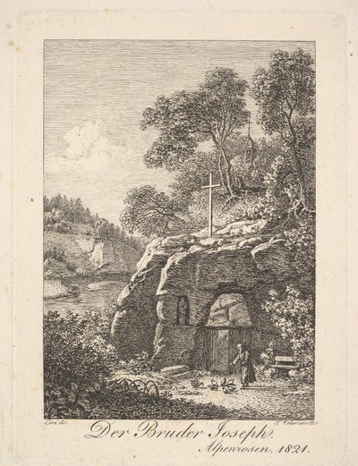 Broder Joseph i Alperna, 1820. av Johann Christian Erhard
