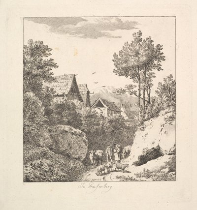 I Regenberg, 1815. av Johann Christian Erhard