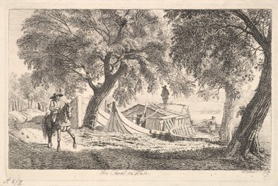 På kanalen i Wien, 1819. av Johann Christian Erhard