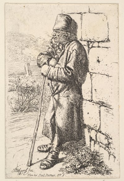 Tobaksrökaren, 1817. av Johann Christian Erhard