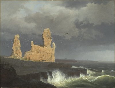 Den isländska kusten, 1889 av Johann Christian Ezdorf