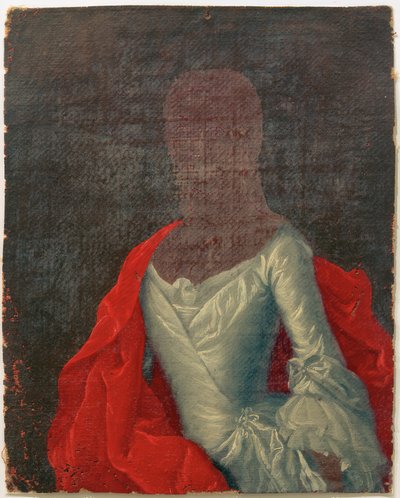 Kostymstudie av en dam av Johann Christian Fiedler