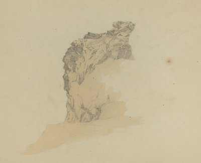 Studie av klippor av Johann Christian Heerdt
