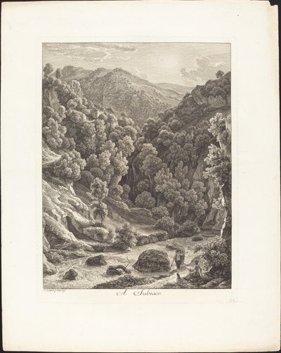 En Subiaco av Johann Christian Reinhart