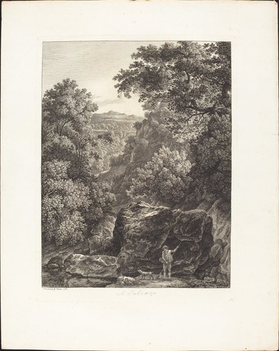 En Subiaco av Johann Christian Reinhart