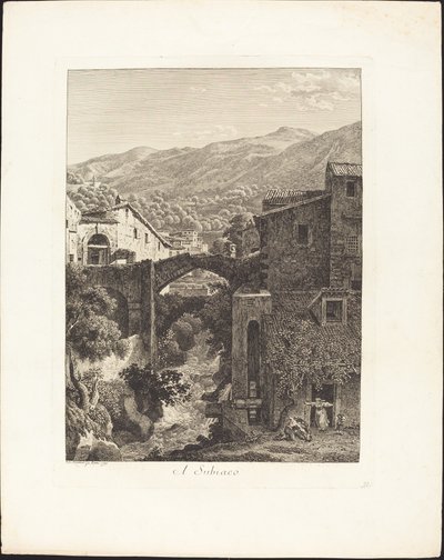 En Subiaco av Johann Christian Reinhart