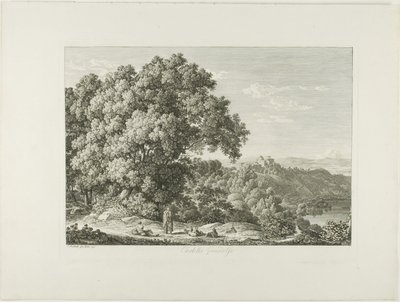 Slottet Gandolfo av Johann Christian Reinhart