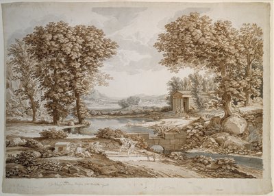 Heroiskt landskap av Johann Christian Reinhart