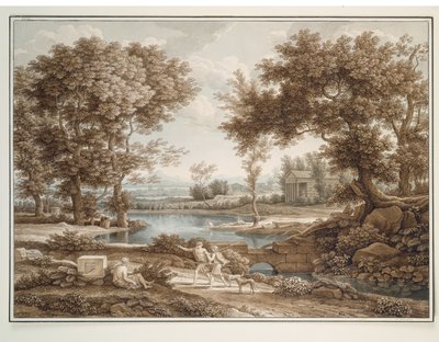 Heroiskt landskap av Johann Christian Reinhart