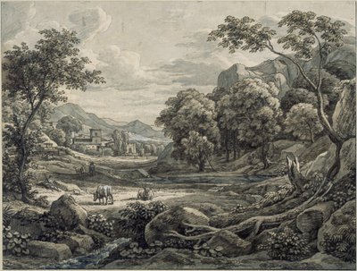 Ideallandskap av Johann Christian Reinhart