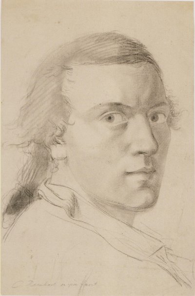 J C Reinhart Självporträtt 1786 av Johann Christian Reinhart