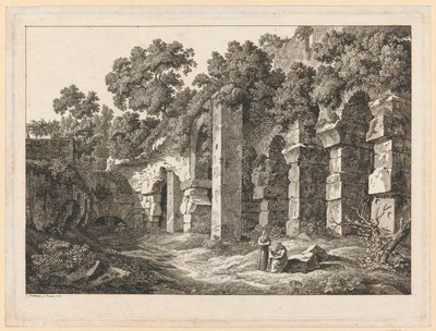 Landskap - I Colosseum av Johann Christian Reinhart