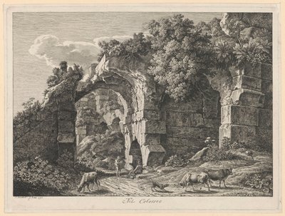 Landskap - I Colosseum av Johann Christian Reinhart
