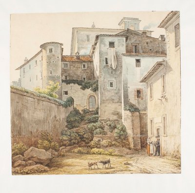 Scen från Monte Rotonda nära den romerska Campagnan av Johann Christian Reinhart