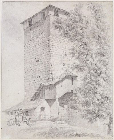 Det femkantiga tornet i Nürnberg av Johann Christoph Erhard