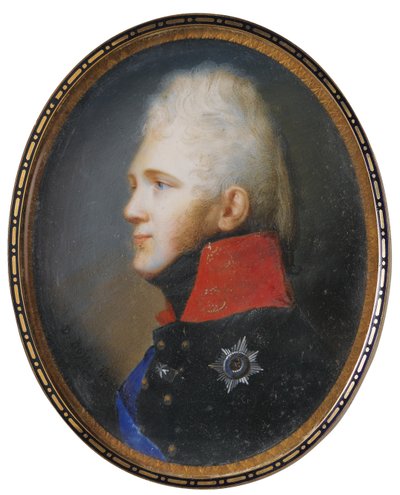 Porträtt av kejsar Alexander I 1777-1825, 1805 av Johann Dominik Bossi