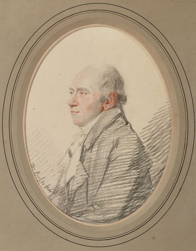 Porträtt av kompositören Muzio Clementi 1752-1832, slutet av 1820-talet. av Johann Dominik Bossi