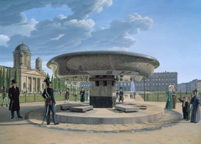 Granitfatet i Berlin Lustgarten, 1831 av Johann Erdmann Hummel