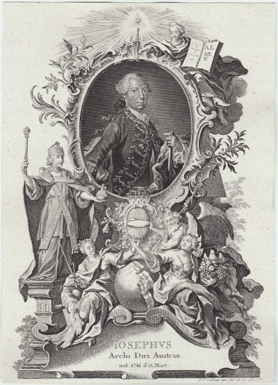 Josef II (1741-1790)-2 av Johann Esaias Nilson