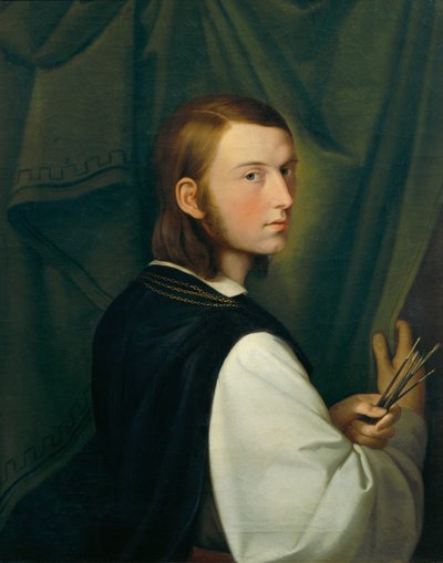 självporträtt av Johann Evangelist Scheffer von Leonhardshoff