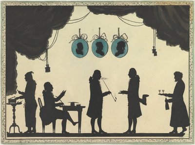 David Röntgen and Company i Sankt Petersburg, ca. 1784-86. av Johann Friedrich Anthing