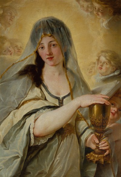 An Allegory of Faith (olja på duk) av Johann Friedrich August Tischbein