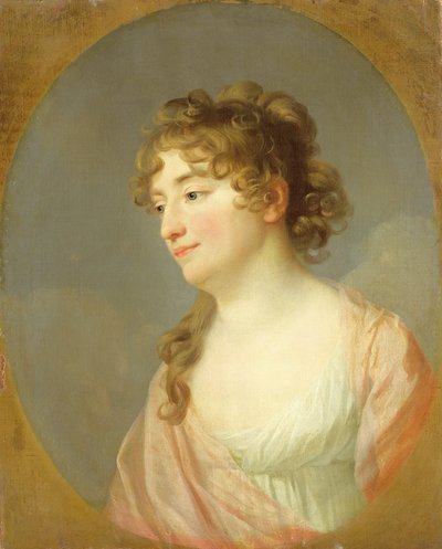 Krigsrådet Wilhelmine Schmidt, ca 1800 av Johann Friedrich August Tischbein