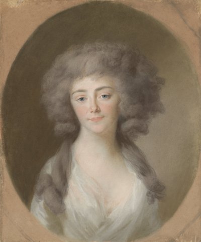 Louisa Isabella Alexandrina Augusta von Kirchberg (1772-1827). Hustru till Fredrik William, prins av Nassau-Weilburg, och svägerska till Augusta Maria Carolina av Nassau-Weilburg av Johann Friedrich August Tischbein
