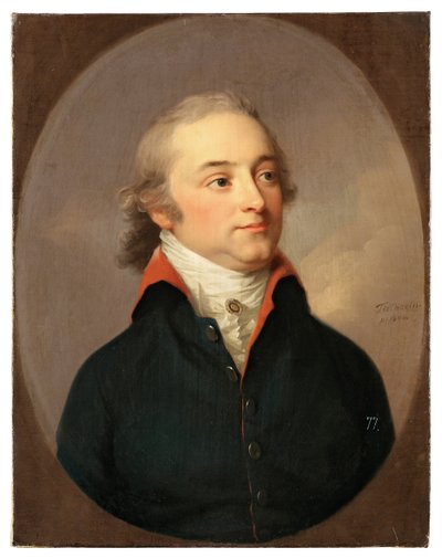 Porträtt av Friedrich Karl Ludwig, hertig av Schleswig-Holstein-Sonderburg-Beck 1757-1816, 1800 av Johann Friedrich August Tischbein