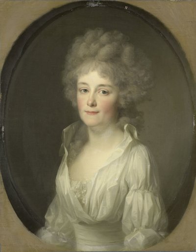 Porträtt av Johanna Ferdinanda van Collen, fru till Salomon Rendorp av Johann Friedrich August Tischbein