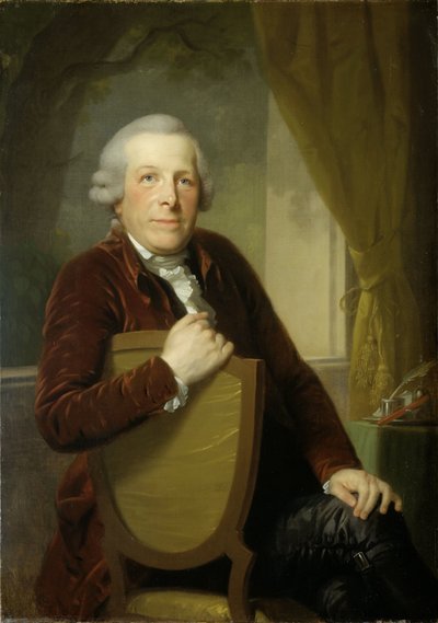 Porträtt av Johannes Lublink II, filosof, författare och statsman av Johann Friedrich August Tischbein