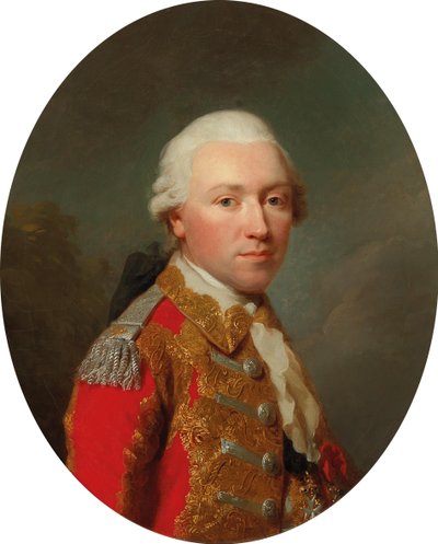 Porträtt av Louis-Francois, markis av Chambray 1737-1807, 1776. av Johann Friedrich August Tischbein