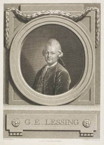 G.E. Lessing av Johann Friedrich Bause