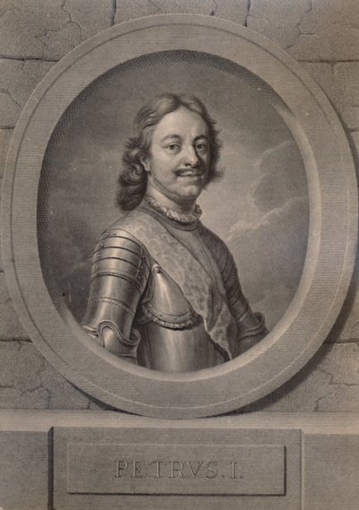 Peter den store, Rysslands tsar, 1700-talet 1894 av Johann Friedrich Bause