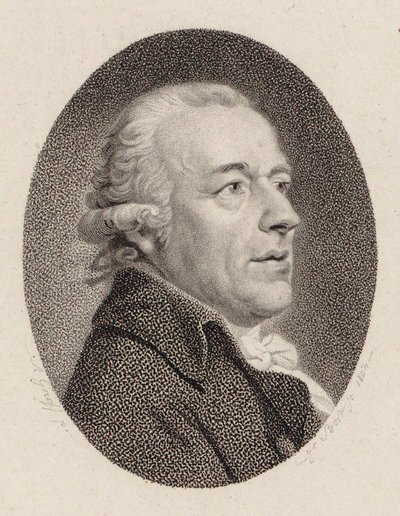 Porträtt av kompositören Johann Gottlieb Naumann 1741-1801, 1804. av Johann Friedrich Bolt