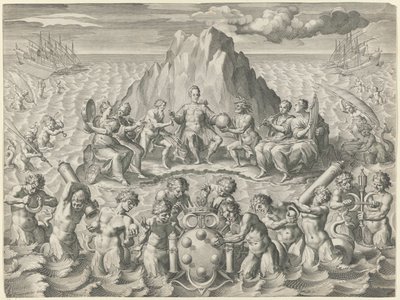 Allegorier op Francesco II de