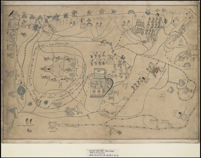 En samling av Waldecks originalkonstverk från Mesoamerika, ruta 18 av 22 av Johann Friedrich Maximilian von Waldeck
