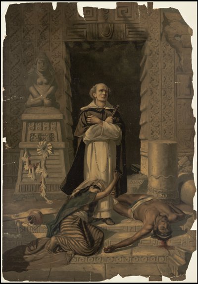 En samling av Waldecks originalkonstverk från Mesoamerika, ruta 22 av 22 av Johann Friedrich Maximilian von Waldeck