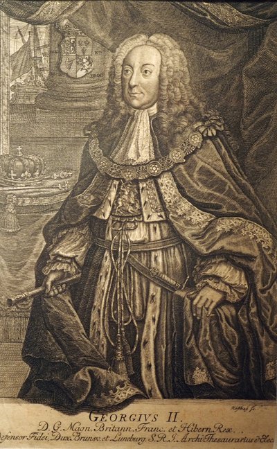 George II (Storbritannien) Rosbach@Residenzmuseum Celle20160708 av Johann Friedrich Rosbach