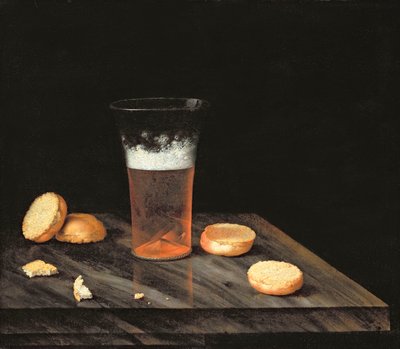 Stilleben med ölglas av Johann Georg Hinz