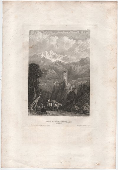 Fästningen Klumm im Innthale av Johann Georg Martini