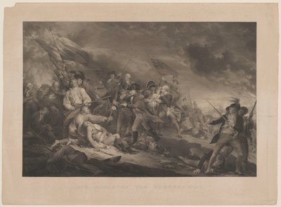 Slaget vid Bunkershill. J. Trumbull sid. av Johann Georg Nordheim