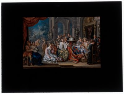 Allegori över de fem sinnena av Johann Georg Platzer