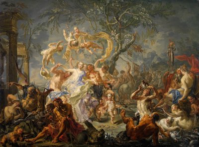 En allegori om vanstyre, 1720-61. av Johann Georg Platzer