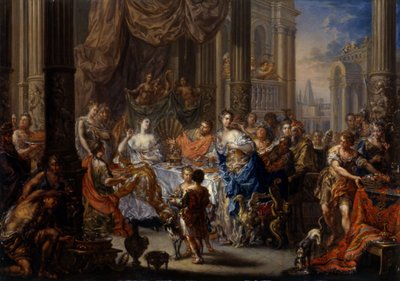 Kleopatras fest av Johann Georg Platzer